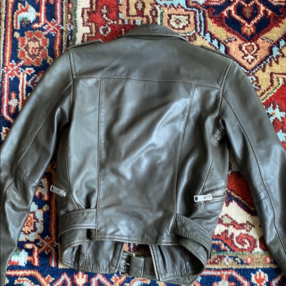 ALLSAINTS Leather Balfern Biker Jacket - Picture 4 of 4